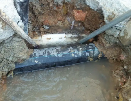 灵台测漏水之水管漏水